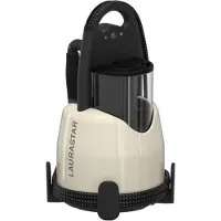 LauraStar Lift Plus Silky Beige, 3-in-1 strijkinrichting, ontkreukt, strijkt en reinigt, hygiënische stoom, aluminium 3D-zool, verticaal strijken