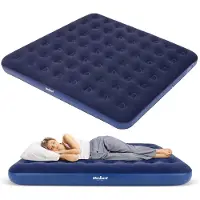Rebel ACTIVE - Luchtbed - Opblaasbare tweepersoonsmatras - afmetingen 203x183x22 cm, RBA-5001-XXL