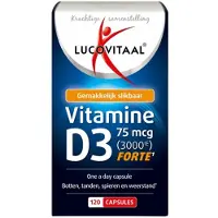 Lucovitaal 3x Vitamine D3 75mcg Forte 120 capsules