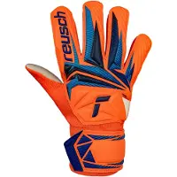 Reusch Keepershandschoenen Attrakt Starter Solid World Cup Line - Oranje/Blauw Kids