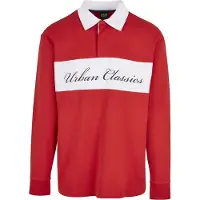 Urban Classics Shirt rood / zwart / wit