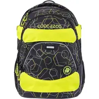 Coocazoo rugzakhoes, LED neon overtrek, geel, opvallende signaalkleur, voor meer zichtbaarheid in het verkeer