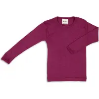 Engel - Kinder Unterhemd L/S - Merino-ondergoed 92, purper