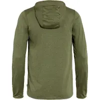 Fjällräven - Abisko Sun-Hoodie - Sportshirt L, olijfgroen