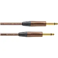 Cordial CSI6PP-METAL ENCORE 6.3 TS jack - 6.3 TS jack recht instrumentkabel 6m