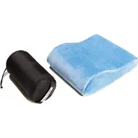 Cocoon - Memory Foam Pillow - Kussen 31 x 26 x 10 cm, blauw