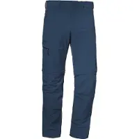 Schöffel - Pants Koper1 Zip Off - Trekkingbroek 29 - Short, blauw