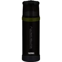 Thermos - Isolierflasche Mountain Beverage - Isoleerfles 0,75 l, grijs/zwart