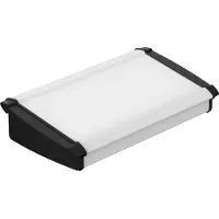 Bopla ATPH 1865-0300 ALU-TOPLINE_SET Consolebehuizing (l x b x h) 181.2 x 300 x 68.2 mm Aluminium, ABS Natuur, Zwart (RAL 9005) 1 stuk(s)