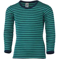 Engel - Kinder Unterhemd L/S - Merino-ondergoed 116, turkoois