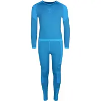 TROLLKIDS - Kid's Hemsedal Baselayer Set - Synthetisch ondergoed 116, blauw