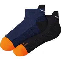Salewa Wildfire Am/Hemp Lage Sokken Heren, blauw EU 39-41 2023 Trekking- & Wandelsokken