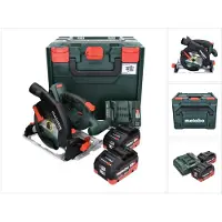 Metabo KS 18 LTX 57 accu-handcirkelzaag 18 V 165 mm + 2x accu 10,0 Ah + oplader + metaBOX