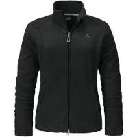Schöffel Functionele fleece jas 'Leona3' zwart / wit