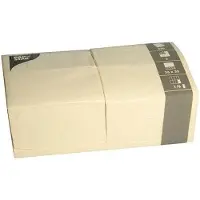 Papstar 84579 Papierserviette Seidenpapier Cremefarben (e)