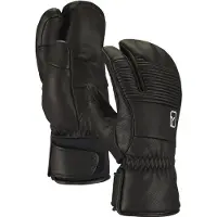 Ortovox - Full Leather 3 Finger Glove - Handschoenen XS, zwart