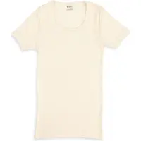 Engel - Women's Unterhemd S/S - Merino-ondergoed 38/40, wit/grijs