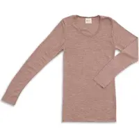Engel - Women's Unterhemd L/S - Merino-ondergoed 42/44, bruin