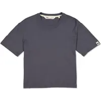 Mons Royale - Women's Yonder Merino Organic Cotton T-Shirt - T-shirt S, blauw