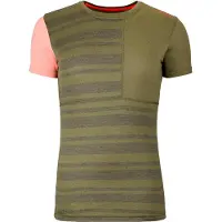 Ortovox - Women's 185 Rock'N'Wool Short Sleeve - Merino-ondergoed S, olijfgroen