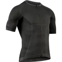 X-Bionic XCeed Ride Jersey met korte mouwen Zwart/Grijs Heren || Maat: S