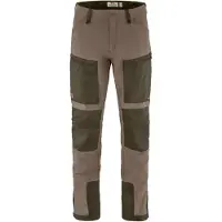 Fjällräven - Wandel- en bergsportkleding - Keb Agile Trousers M Suede Brown Dark Olive voor Heren van Gerecycled Polyester - Maat 46 EU - Bruin