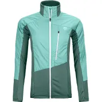 Ortovox - Women's Westalpen Swisswool Hybrid Jacket - Wollen vest L, turkoois