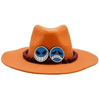One Piece - Anime Hoed - Portgas D. Ace - oranje | Maat Standard