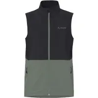 Vaude - Yaras Vest - Fietsbodywarmer S, zwart/olijfgroen