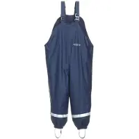 BMS Kinderen Softskin gevoerde Regenbroek (Maat 128, Blauw)