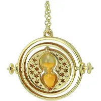Harry Potter Sleutelhanger - Zeitumkehrer (Time Turner) 3D - voor Geen - goudkleurig | Maat Standard