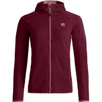 Ortovox - Women's Fleece Light Grid Hoody - Fleecevest S, rood