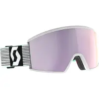 SCOTT - Skibrillen - Ambit White/Mint Green AMP Lavender Chrome S3 voor Unisex van Siliconen - Wit