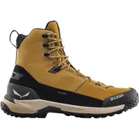 Salewa - Warme wandelschoenen - Puez Winter Mid Ptx M Golden Brown/Black voor Heren - Maat 45 - Bruin