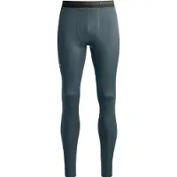 Ortovox - 185 Rock'N'Wool Long Pants - Merino-ondergoed S, blauw