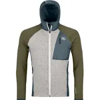 Ortovox - Fleece Grid Plus Classic Knit Hoody - Fleecevest XL, grijs