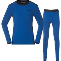 Bergans Baselayerset Kids Allround Merino Baselayer Set Space Blue/Navy Blue-Maat 104