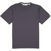 Mons Royale - Yonder Merino Organic Cotton T-Shirt - T-shirt XL, blauw/grijs