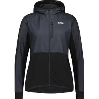 Mons Royale - Women's Diversion Merino Wind Jacket - Fietsjack M, zwart