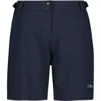 CMP - Women's Free Bike Bermuda w/ Inner Mesh Underwear - Fietsbroek 44, blauw