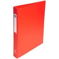 Exacompta 10x Ringband in PP met harde omslag - 4 ringen van 25mm - A4 - Rood - 51385E