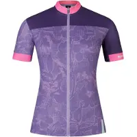 Endura Functioneel shirt 'Floral Block' violetblauw / fuchsia