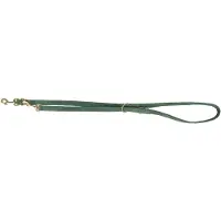 Trixie hondenriem pure verstelbaar leer saliegroen S-m 200x1,5 cm