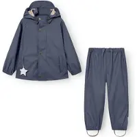 Mini A Ture Regenkleidung - PU - MatReinar - Ombre Blue - - 4 Jahre (104) - Regenkleidung