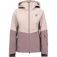 Black Diamond - Dames ski jassen - W Recon Stretch Shell Pale Mauve Dark Mauve voor Dames van Nylon - Maat L - Paars