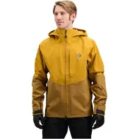 Black Diamond - Ski jassen - M Recon Stretch Shell Amber Flax voor Heren van Nylon - Maat L - Geel