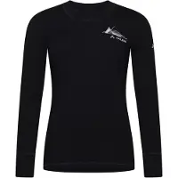 Vaude - Women's Monviso Wool L/S T-Shirt II - Merino-ondergoed 34, zwart