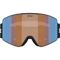 Bliz - Skibrillen - G001S Matte Black Orange Blue voor Unisex - Zwart