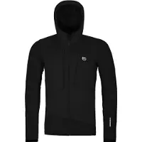 Ortovox - Fleece Grid Hoody M Black Raven voor Heren - Maat M