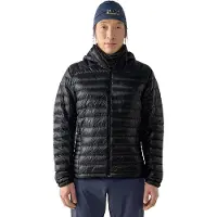 Haglöfs - Donsjassen - L.I.M Down II Hood M True Black voor Unisex - Maat L - Zwart